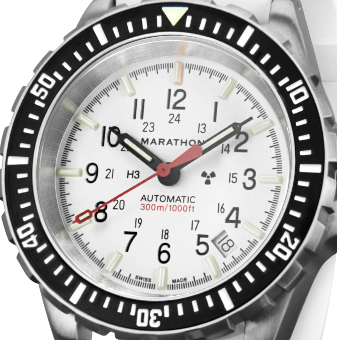 Marathon 41mm Automatic GSAR White Dial