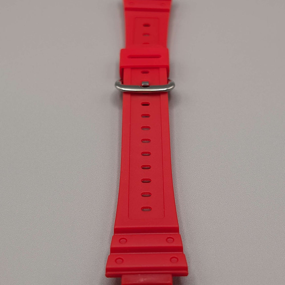 Oakfit in Bright Red G-Shock GA2100 replacement strap image 1