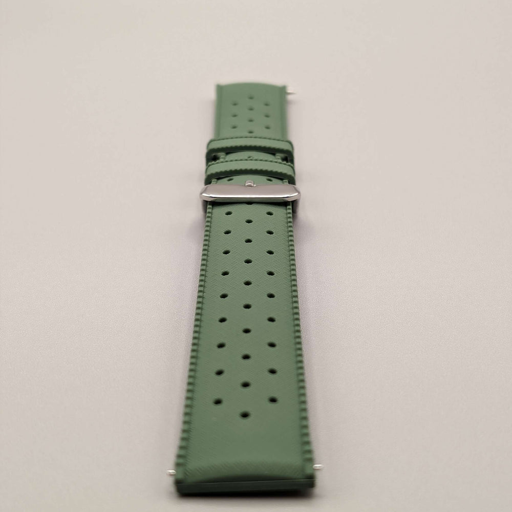 Zanzibar Tropic Watch Band in Gator Green Quick Release image 2