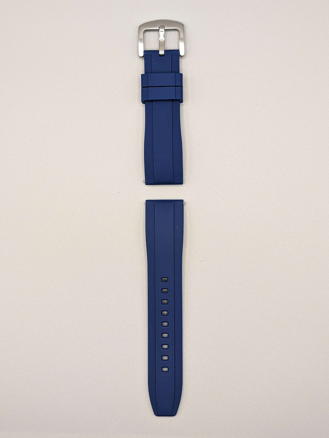 image Explorer Rubber Watch Band in Deep Blue Quick Release image 1