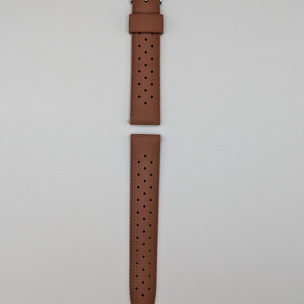 Zanzibar Tropic Watch Band in Toasted Brown Quick Release image 2