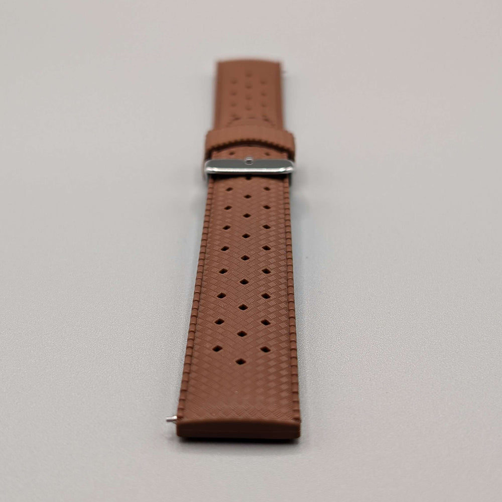 Zanzibar Tropic Watch Band in Toasted Brown Quick Release image 1