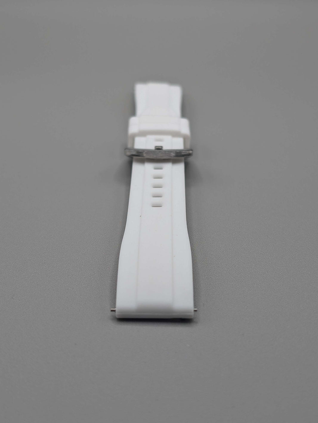 image Explorer Rubber Watch Band in Snowmass White Quick Release image 1