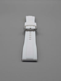 Explorer Rubber Watch Band in Snowmass White Quick Release image 1